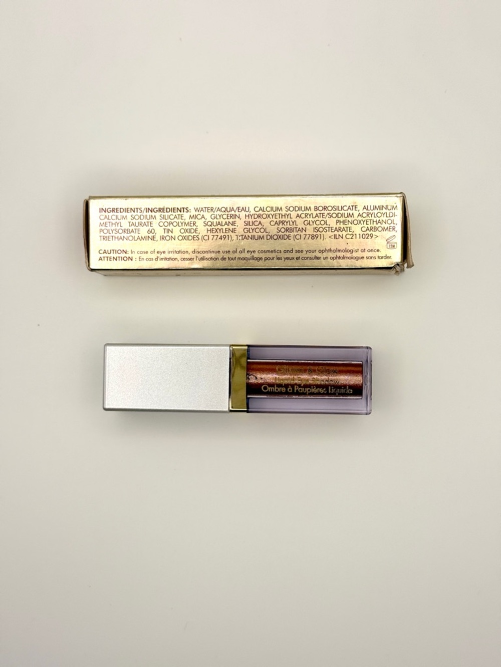 Stila Glitter & Glow Liquid Eye Shadow “Oasis” Full Size 4.5mL New - Picture 7 of 7